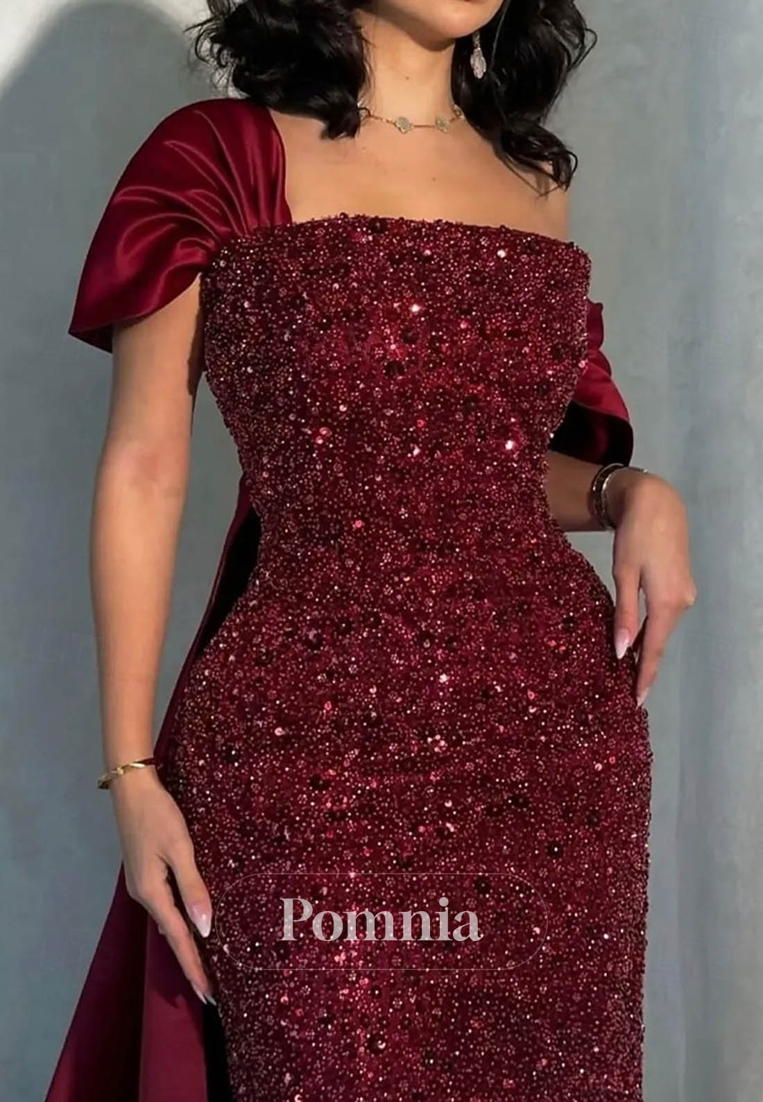 Off Shoulder Formal Wedding Stretch Satin with Ruched