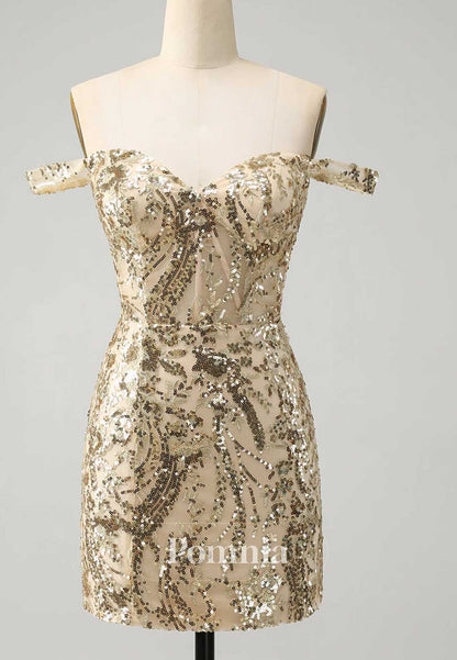 Sparkly Sweetheart Sleeveless Sequins Mini Homecoming Dress