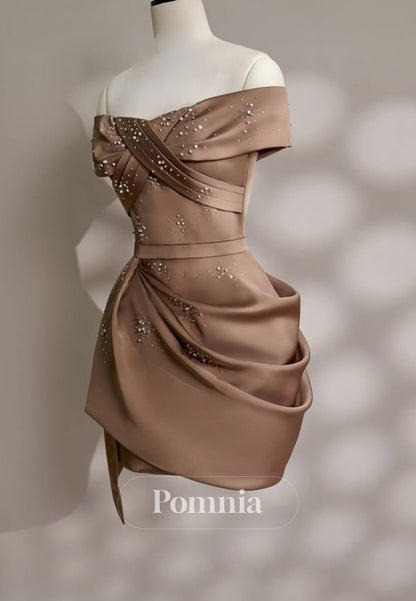 Vintage Mauve Sweetheart Sleeveless Ruched Homecoming Dress