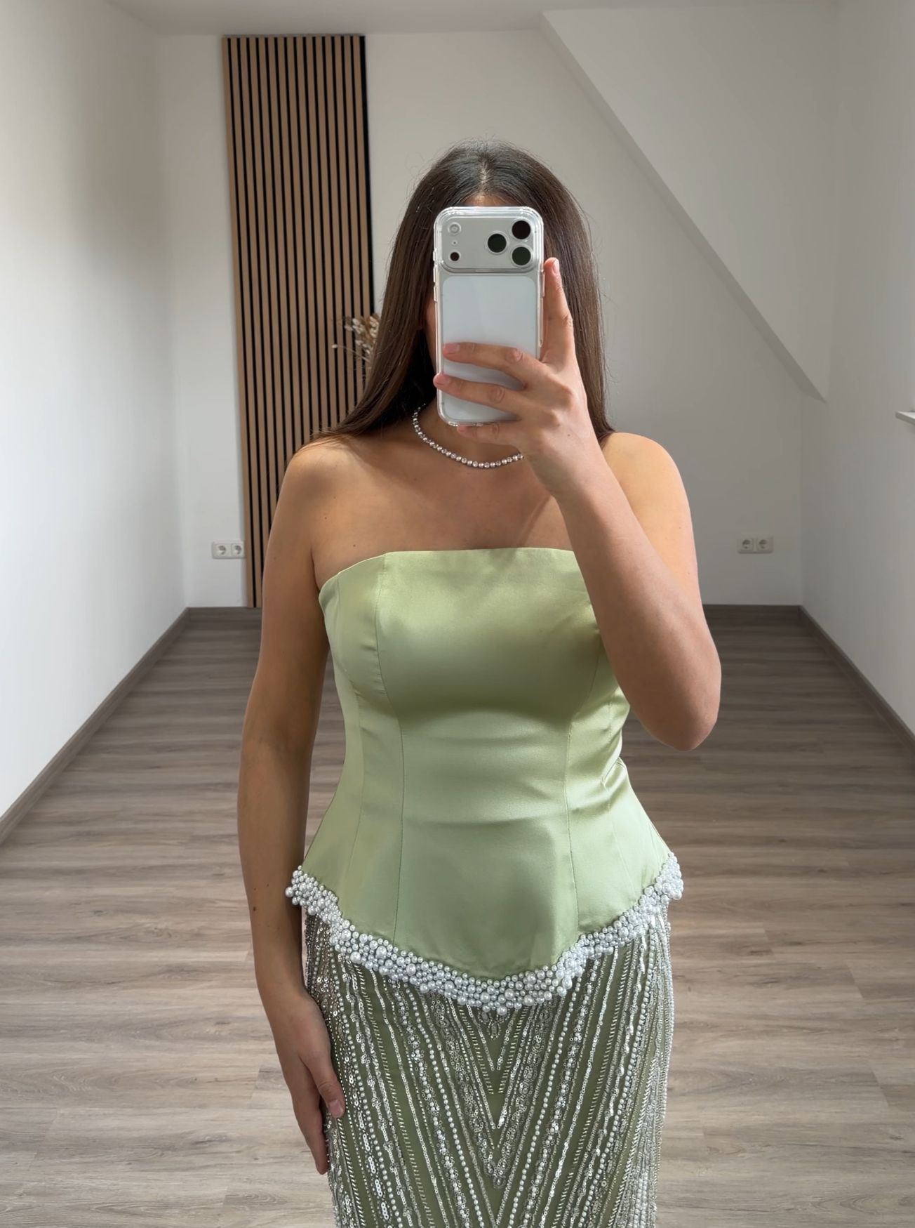 Sleeveless Square Ruched Sequins Evening Dress