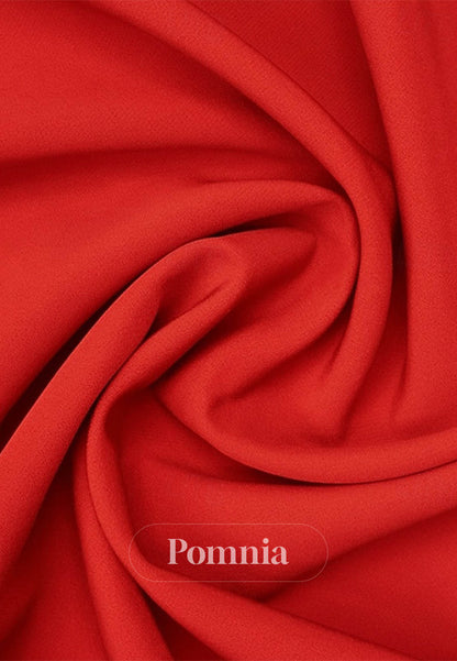 Simple Cape Scoop A-Line Satin Evening Dress