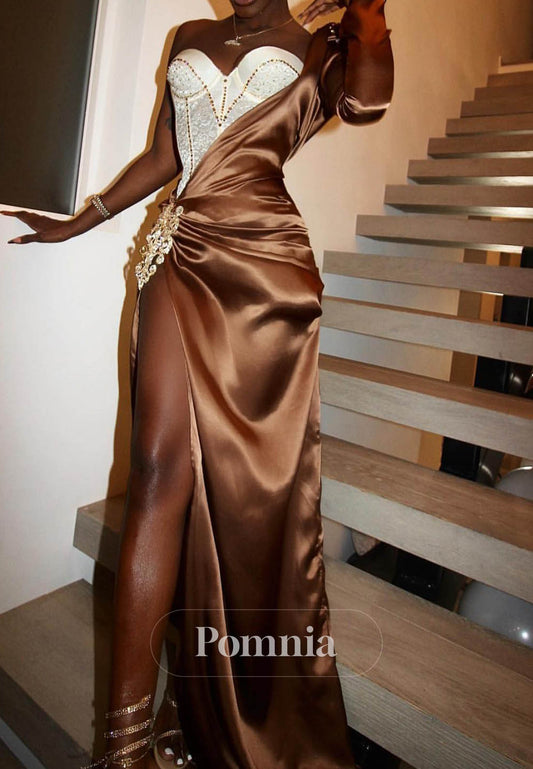 Stylish Mermaid V-Neck Party Dress with Sleeveless