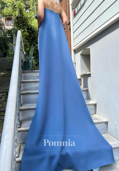 A-Line Off-Shoulder Sleeveless Sequins Satin Evening Dress