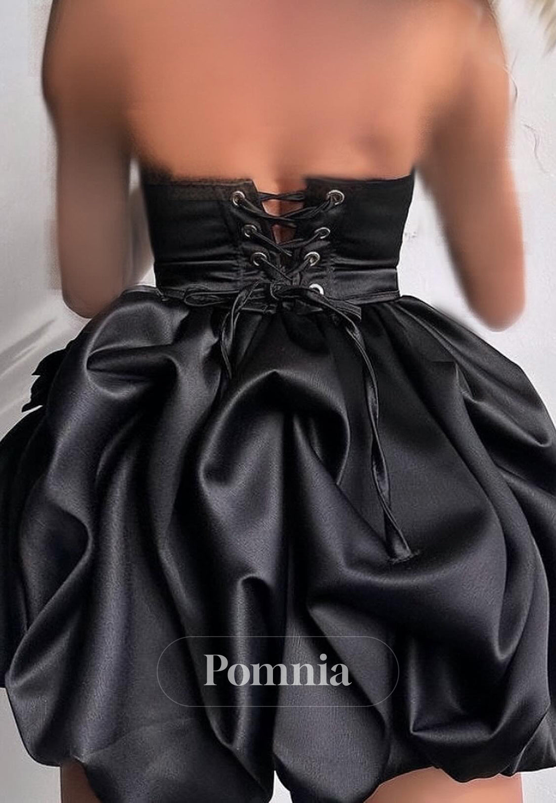 Simple Strapless Sleeveless Ruched Homecoming Dress