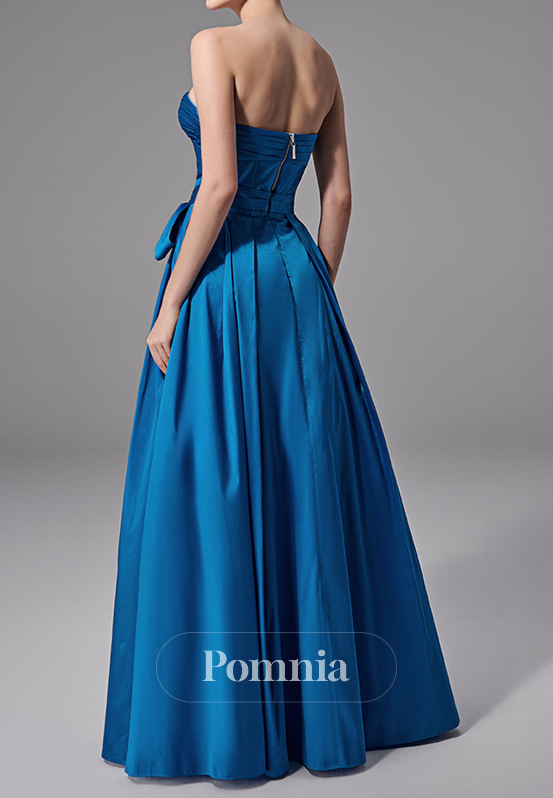 Blue Jay A-Line Strapless Sleeveless Empire-Waist Mother of the Bride Dress