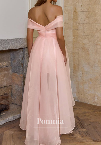 Blushing Pink Sweetheart Sleeveless Corset Ruched Prom Dress