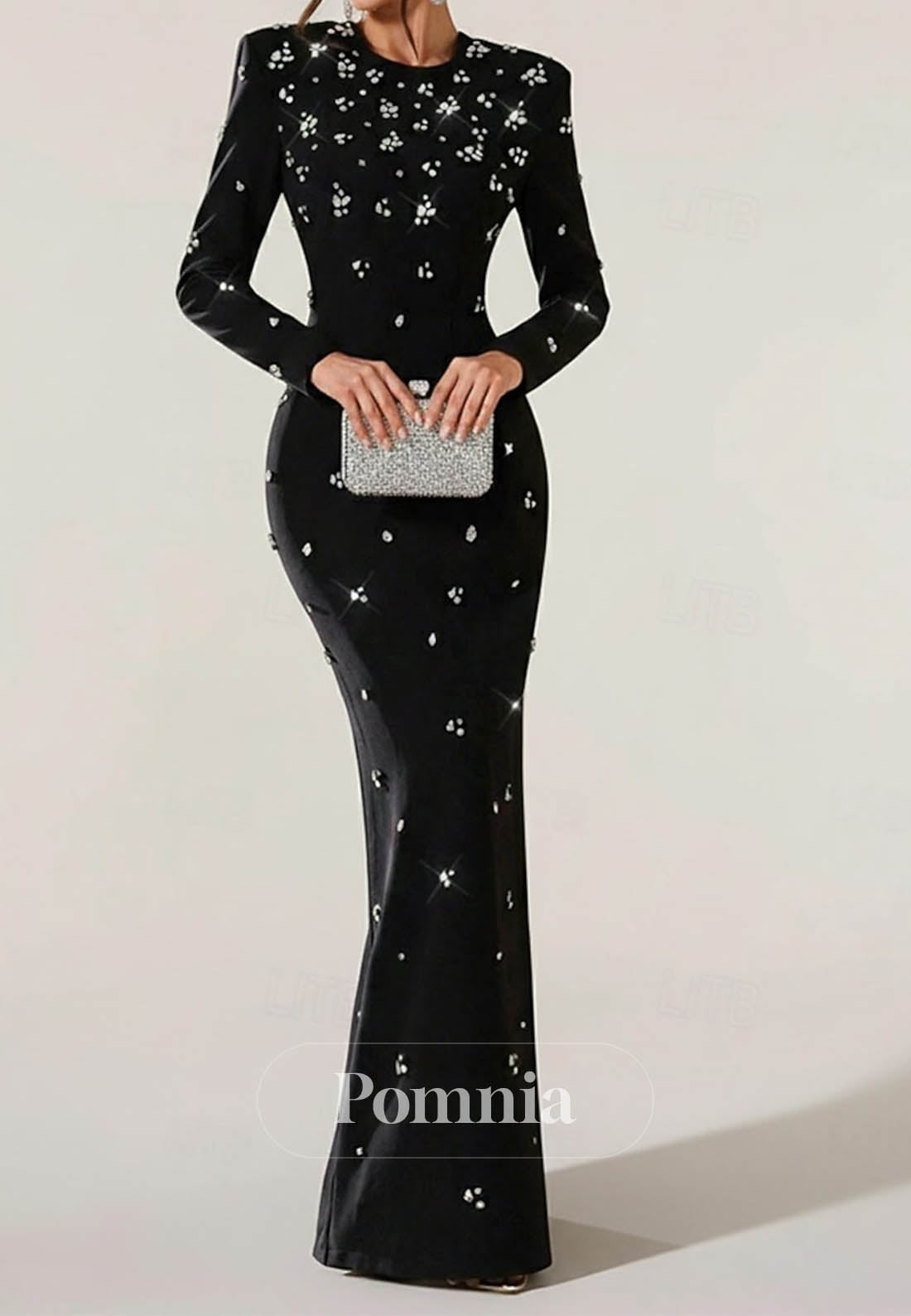 Trumpet Floor Length Prom Dresses Evening Gown