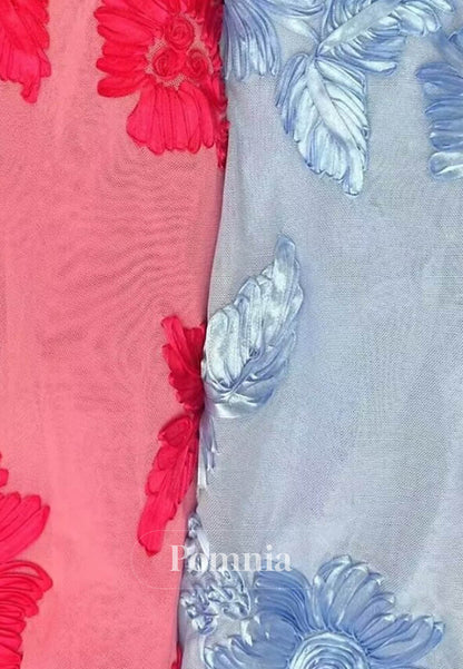 Black Long Sleeves Appliques Satin Evening Dress