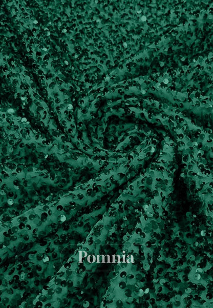 Formal Dress Elegant High Split Silky Long Sleeve Crew Neck