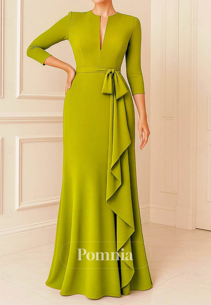 Column Floor Length Prom Dresses Evening Gown