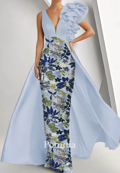 Ball Gown with Overskirt Formal Dress