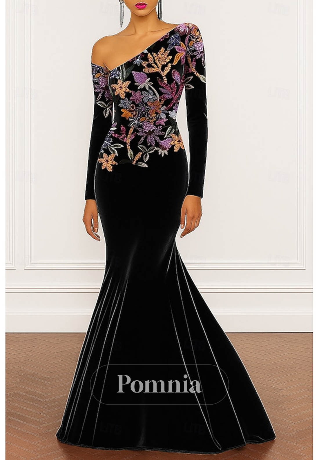 Floor Length Prom Dresses Evening Gown Ball Gown Formal Dress