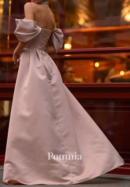 Rose Petal Short Sleeves Sweetheart Ruched Party Dress