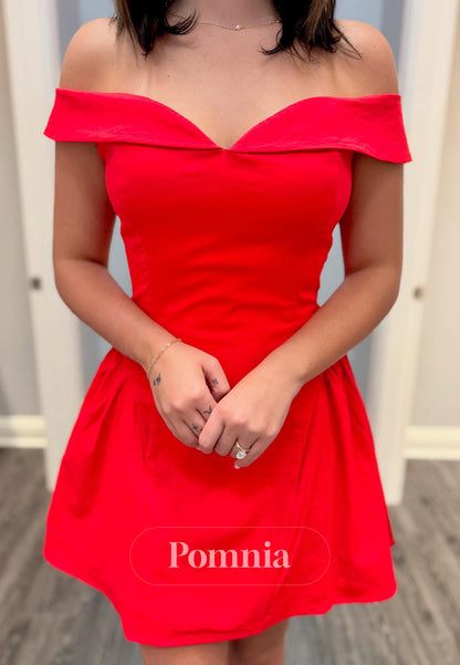 Red Sleeveless Strapless Ruched Short Homecoming Dress