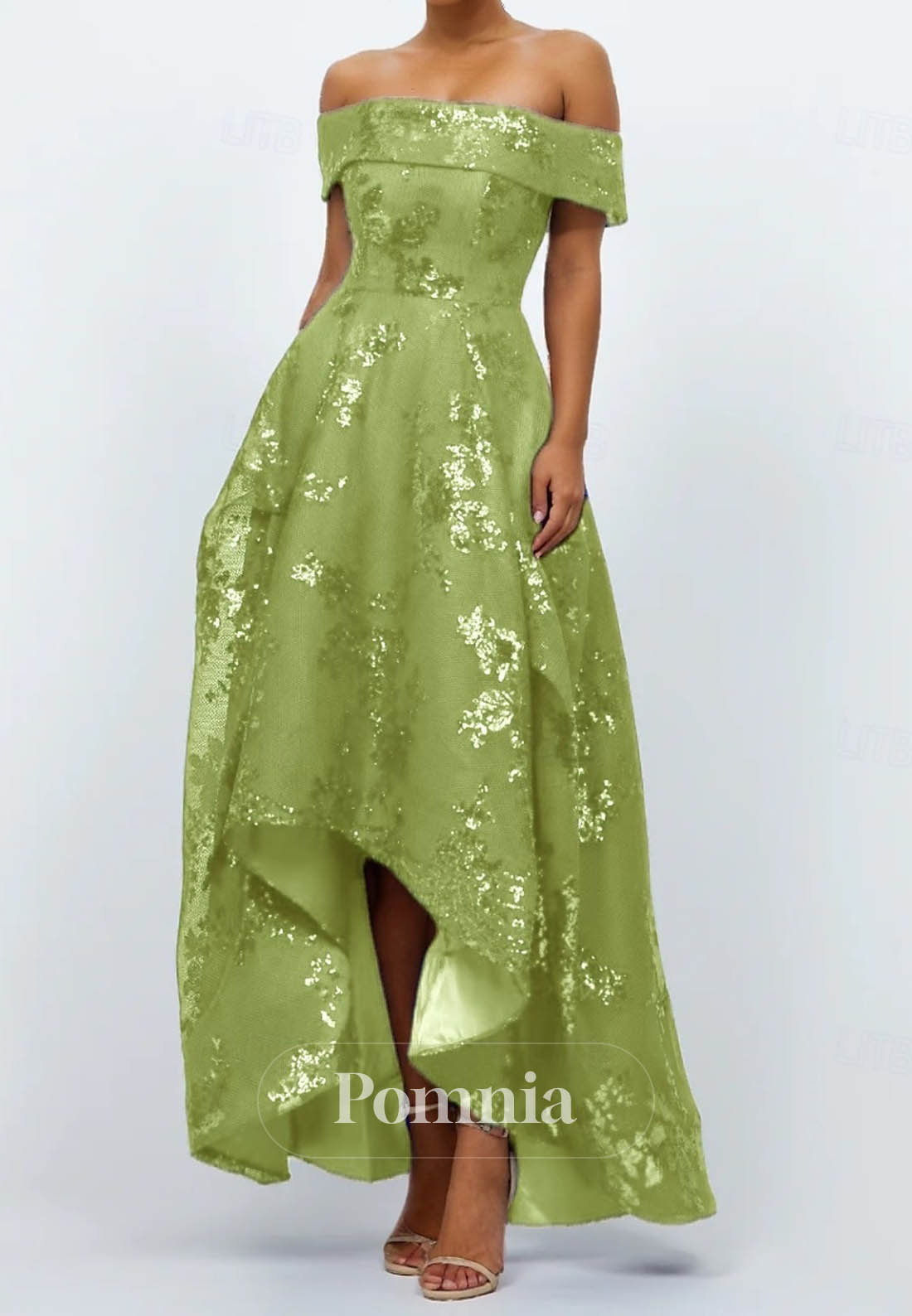 Mermaid Floor Length Evening Gown