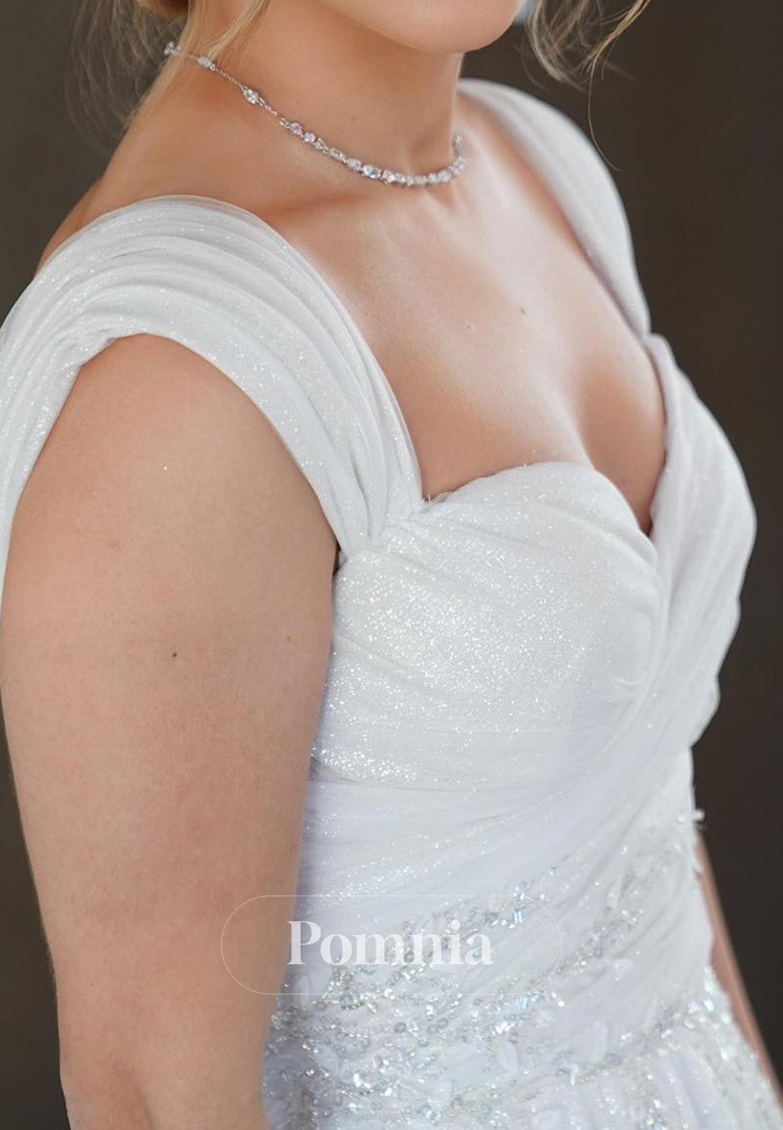 Spaghetti Straps Sweetheart A-Line Wedding Dress