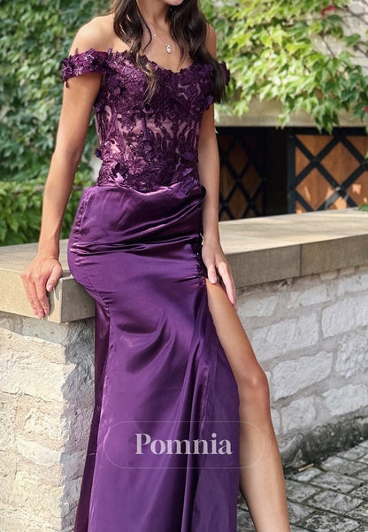 Regency Sleeveless Strapless Corset Appliques Prom Dress