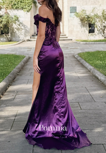 Regency Sleeveless Strapless Corset Appliques Prom Dress