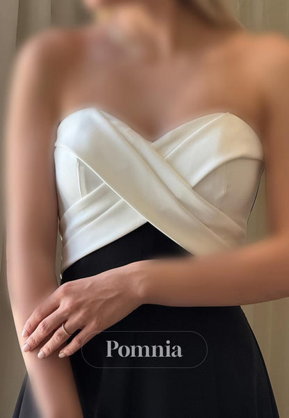 A-Line Sleeveless Sweetheart Empire-Waist Prom Dress