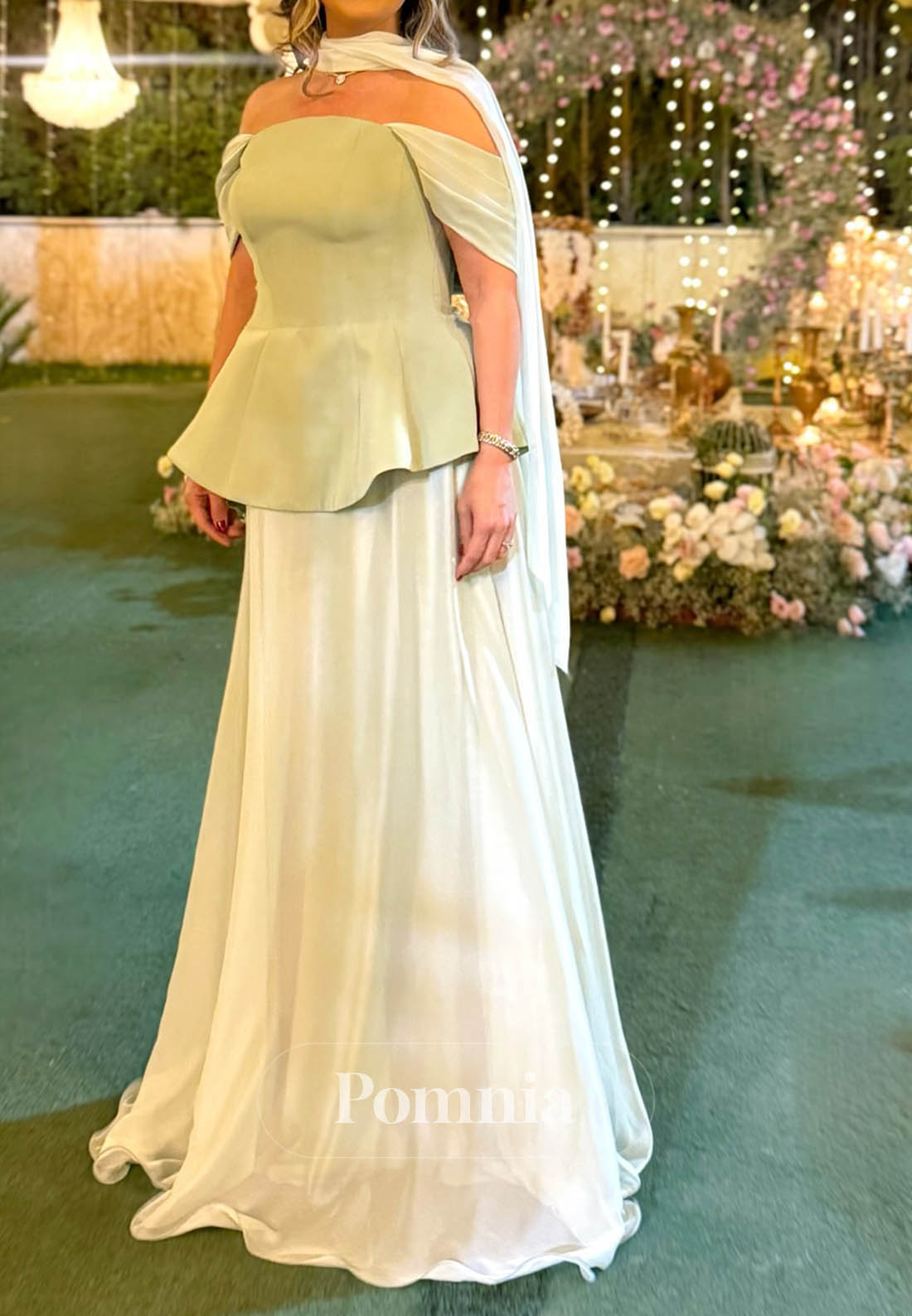 Simple Sleeveless Strapless A-Line Ruched Evening Dress