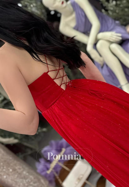 A-Line Spaghetti Straps Sweetheart Empire-Waist  Prom Dress