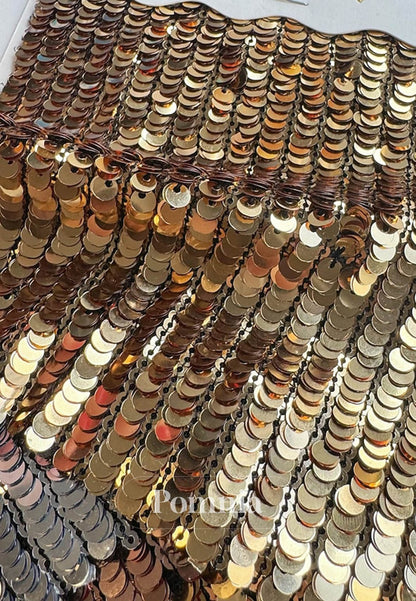 Sparkly Long Sleeves Scoop Empire-Waist Evening Dress