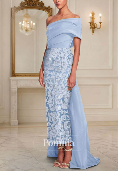 Sheath Floor Length Evening Gown