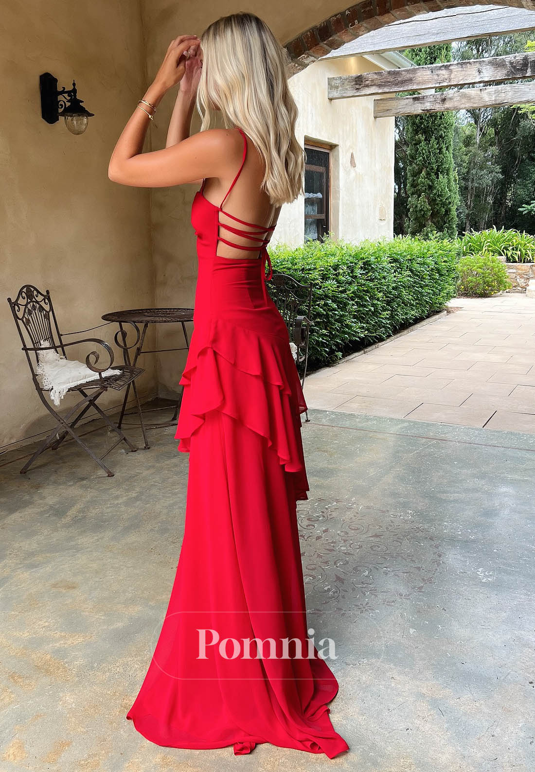 Simple Sleeveless Strapless Ruffles A-Line Prom Dress