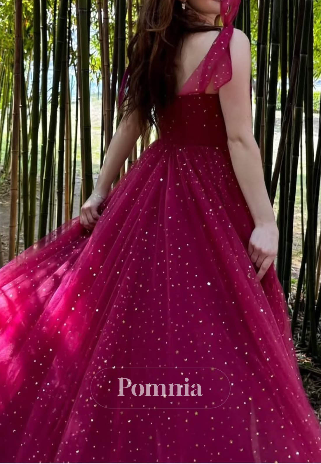 A-Line Spaghetti Straps Sweetheart Sequins Lace Prom Dress