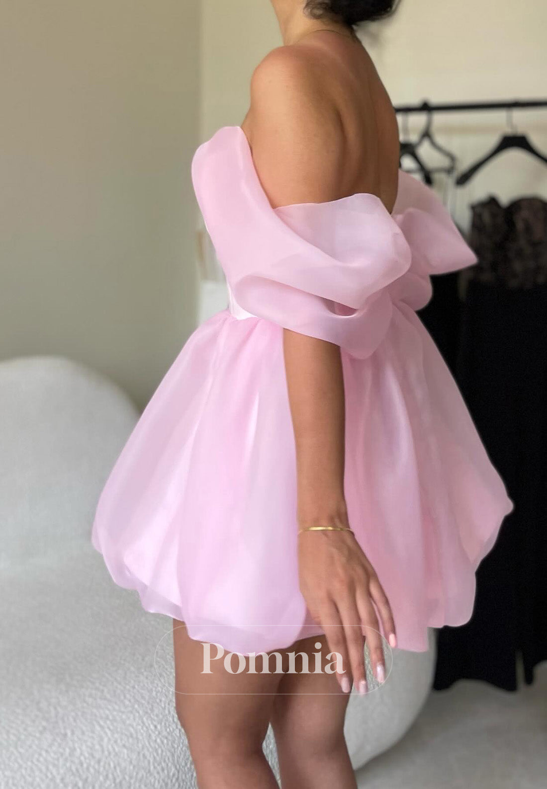 Blushing Pink Sweetheart Sleeveless A-Line Short Homecoming Dress