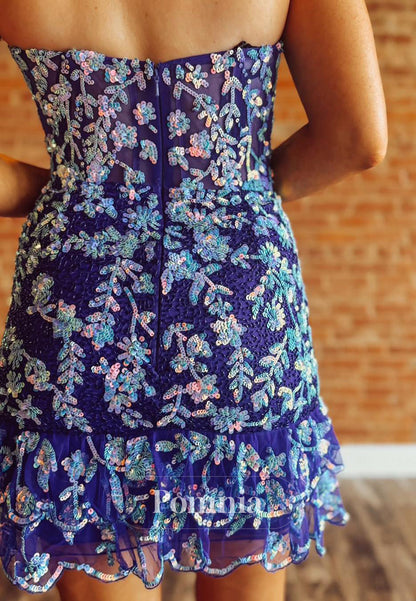 Charming Sleeveless Sweetheart Short Homecoming Dress