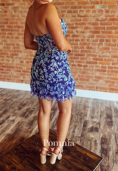 Charming Sleeveless Sweetheart Short Homecoming Dress