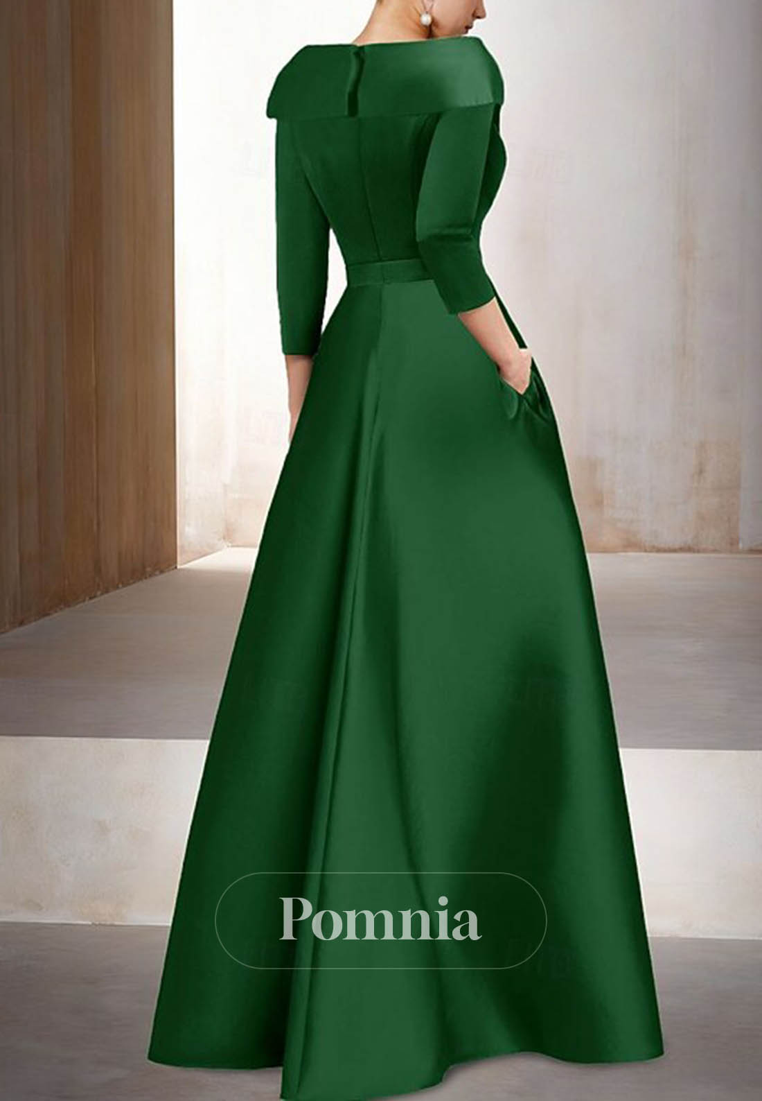 Charming A-Line Long Sleeves Appliques Evening Dress